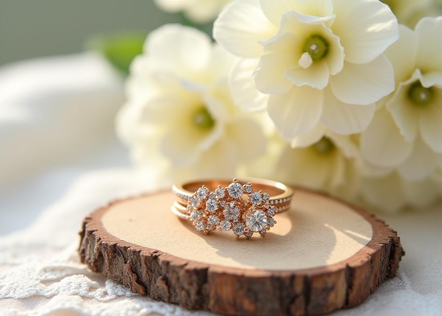 Hochzeitsschmuck aus Holz